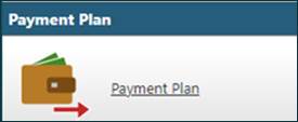 select Payments from the left menu, and then select  Payment Plan.