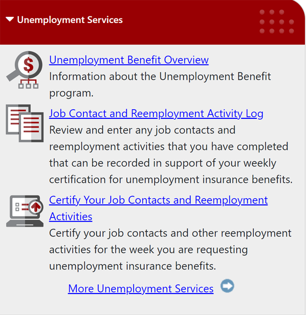 Job Contact and Reemployment Activity Log